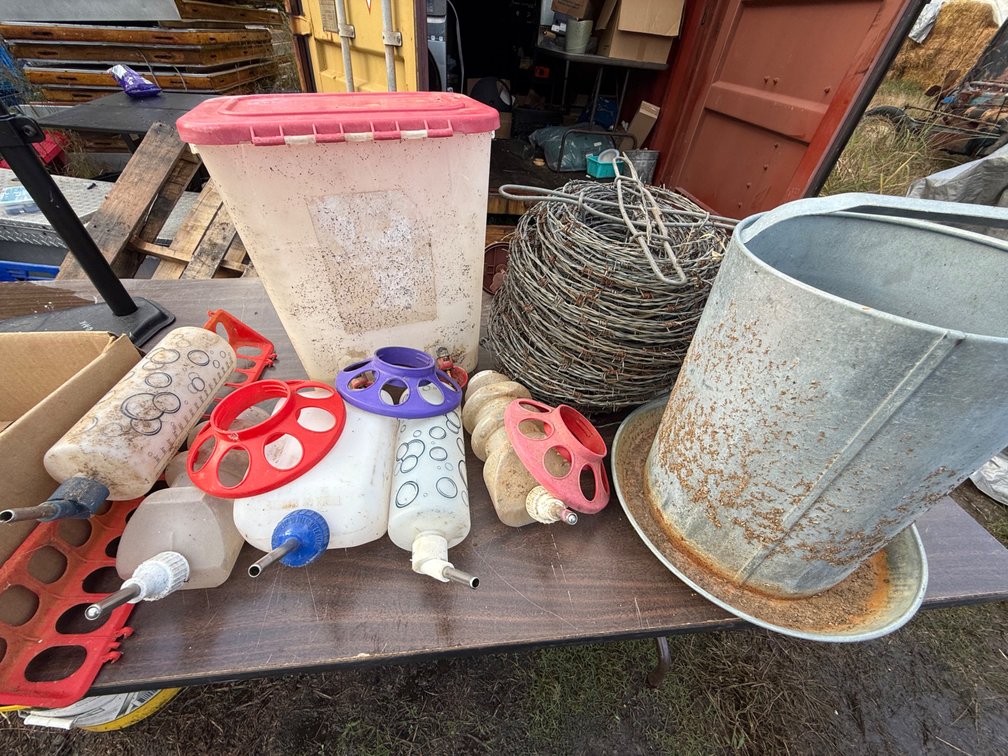 Barbed Wire, and Animal Feeder Parts