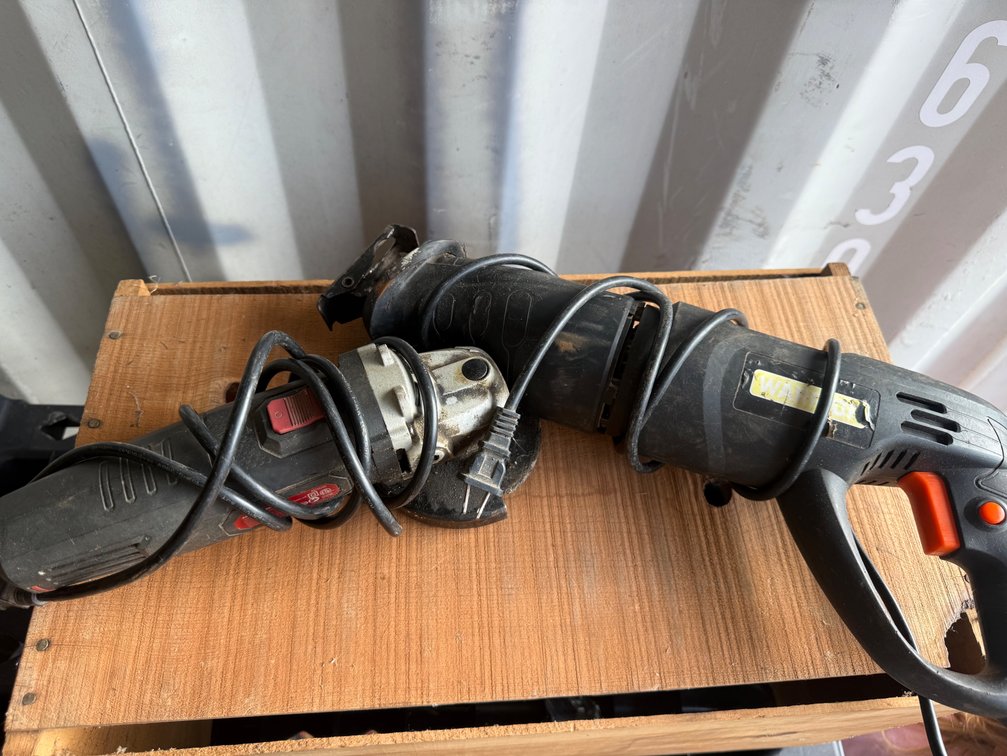 Angle Grinder and Reciprocating Saw