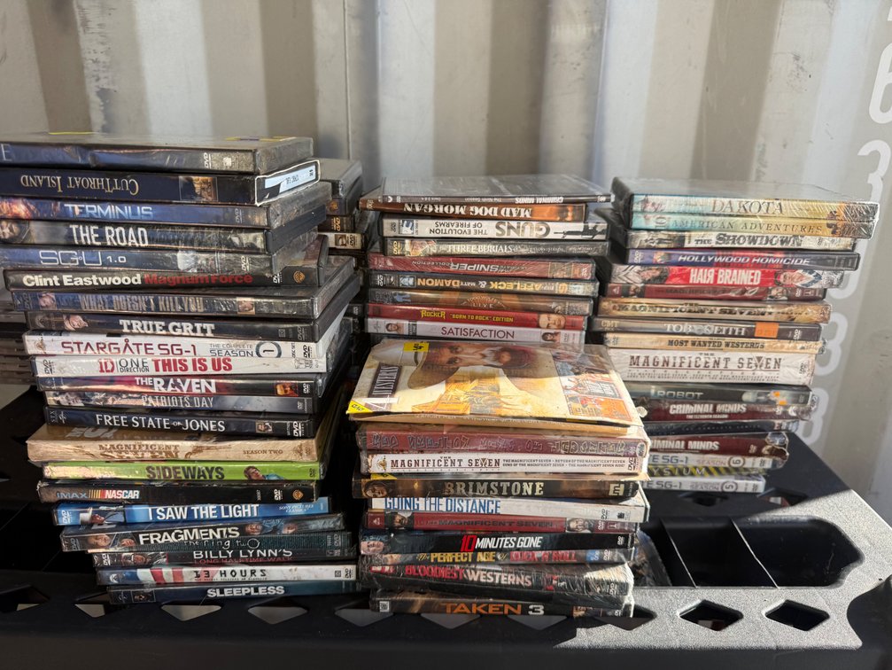 DVD Movies, Television Series, and Collections