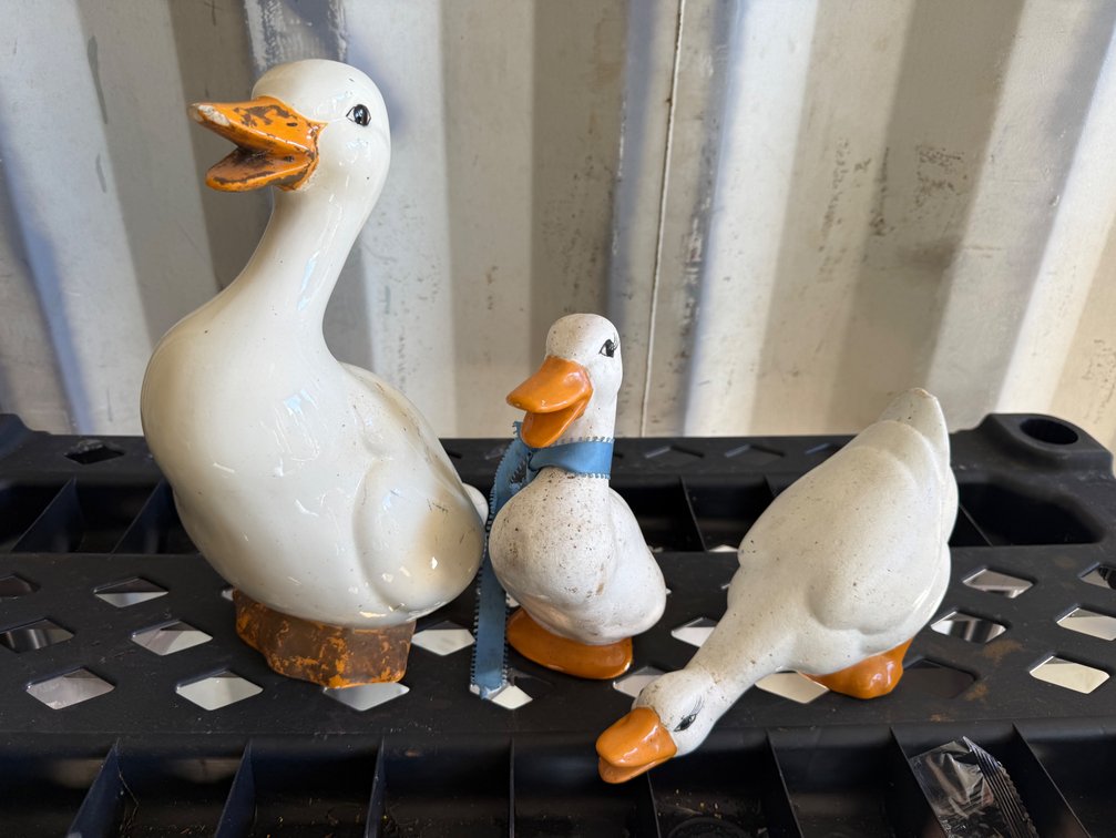 Ceramic Duck Figurines