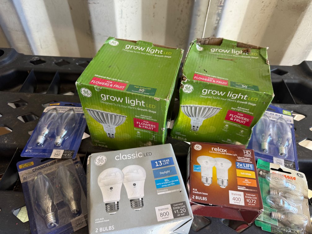 LED Grow Lights, A19 Bulbs, Chandelier Bulbs, and More