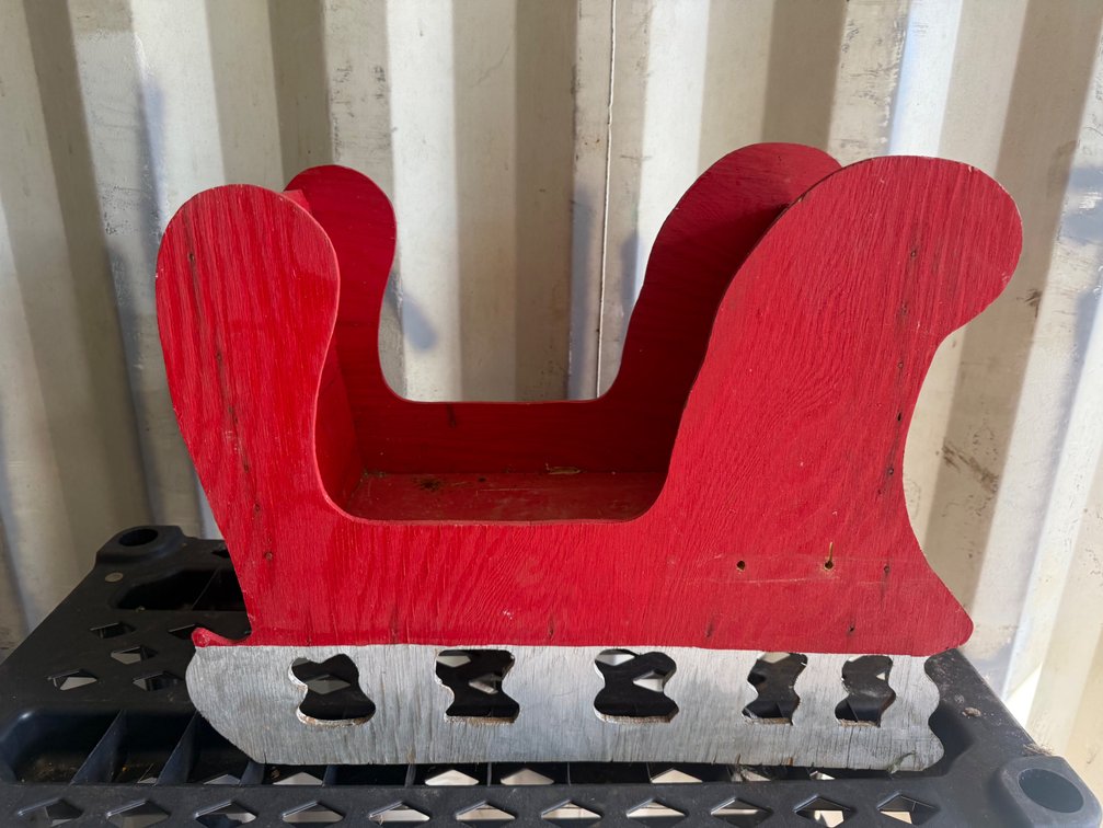 Wooden Decorative Sleigh