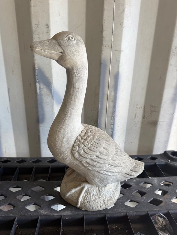 Concrete Goose Garden Statue
