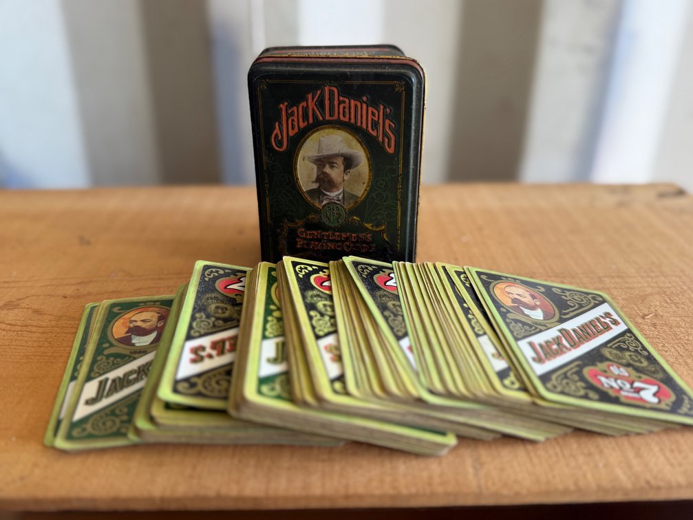 Jack Daniel's Playing Cards in Tin