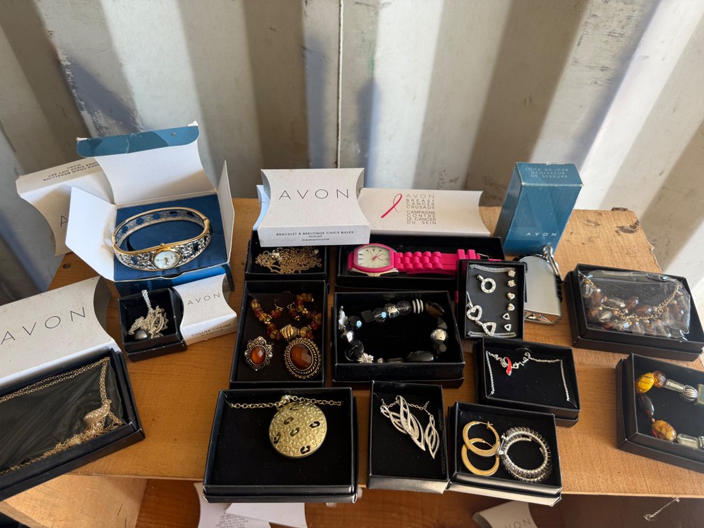 Avon Costume Jewelry, Wristwatches, and Accessories