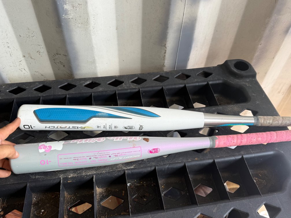 Easton Hello Kitty Tee Ball and Fastpitch Softball Bats