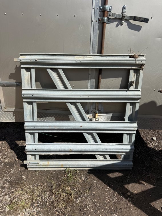 Galvanized Steel 5-Rail Livestock Gate Panel 4ft