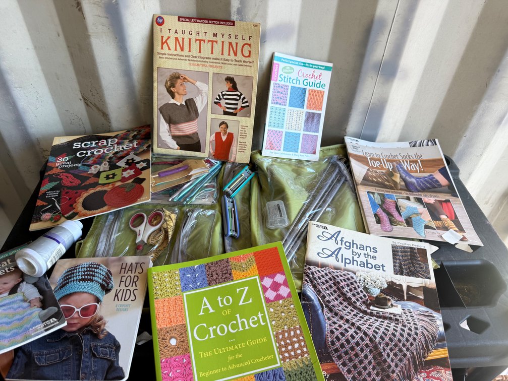 Knitting and Crochet Books, Needles, Hooks, and Accessories