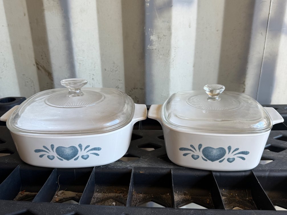 Square Casserole Dishes with Glass Lids