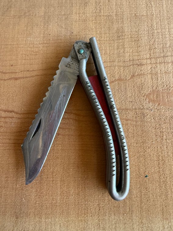 Geo. Schrade Stainless Steel Wire Handle Folding Knife