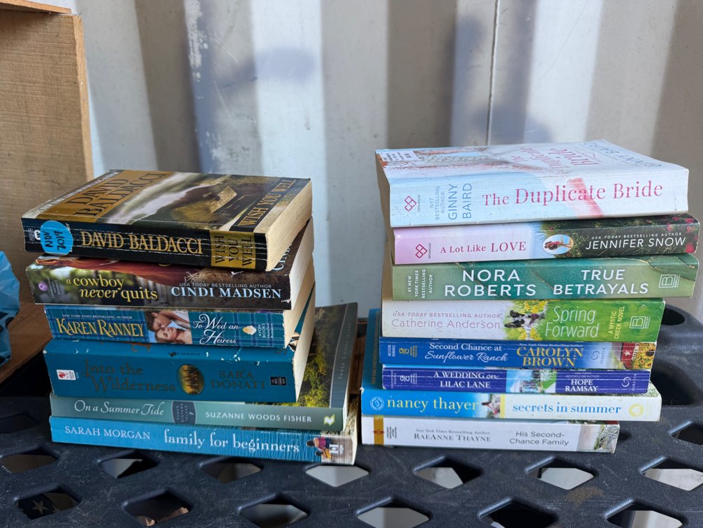 Paperback Fiction and Romance Novels