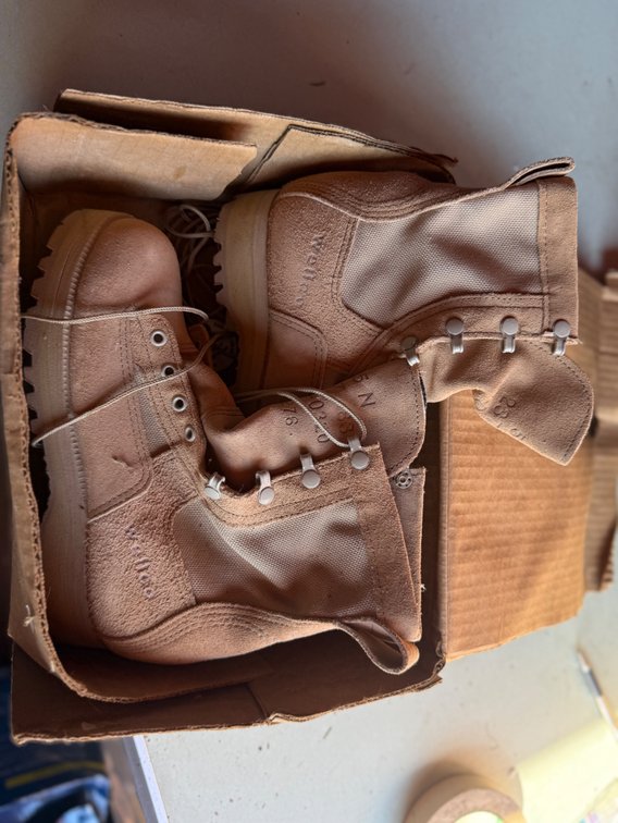 Combat Boots, Size 5 N