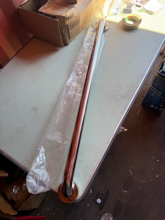 New Grab Bar with Mounting Flanges