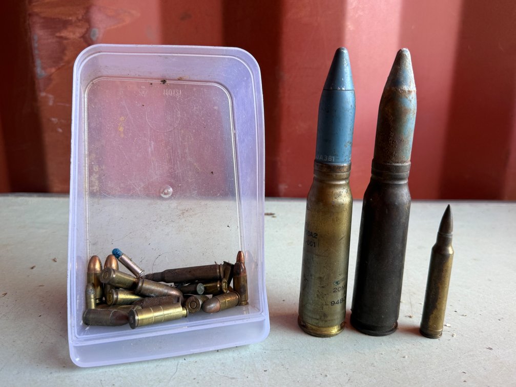 20mm Practice Rounds, Rifle Cartridge, and Small Arms Ammunition