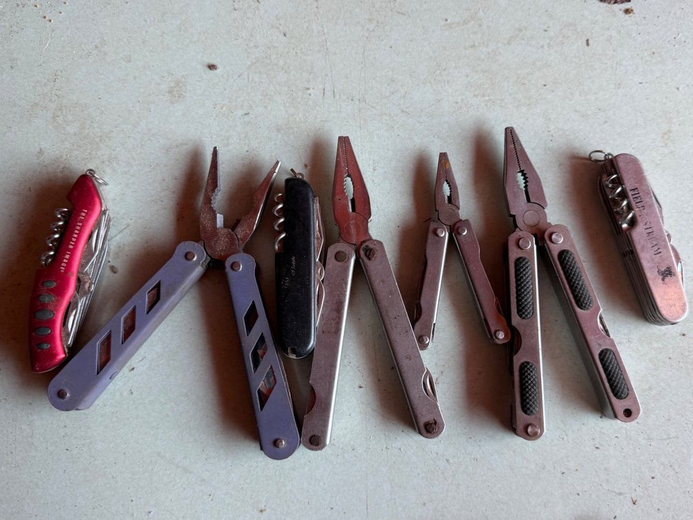 Folding Plier Multi-Tools and Multi-Blade Pocket Knives