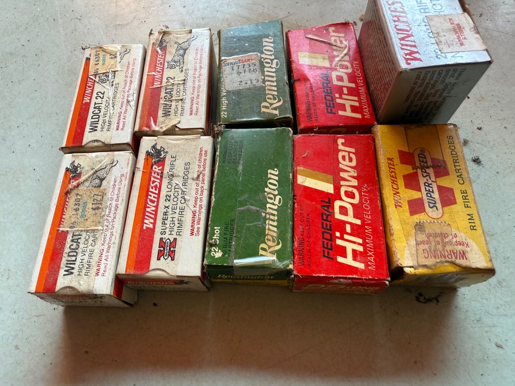 Winchester, Remington, and Federal .22 Rimfire Ammunition
