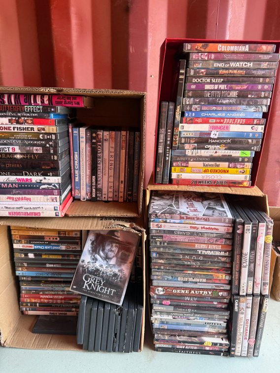 DVD and Blu-ray Movie Discs