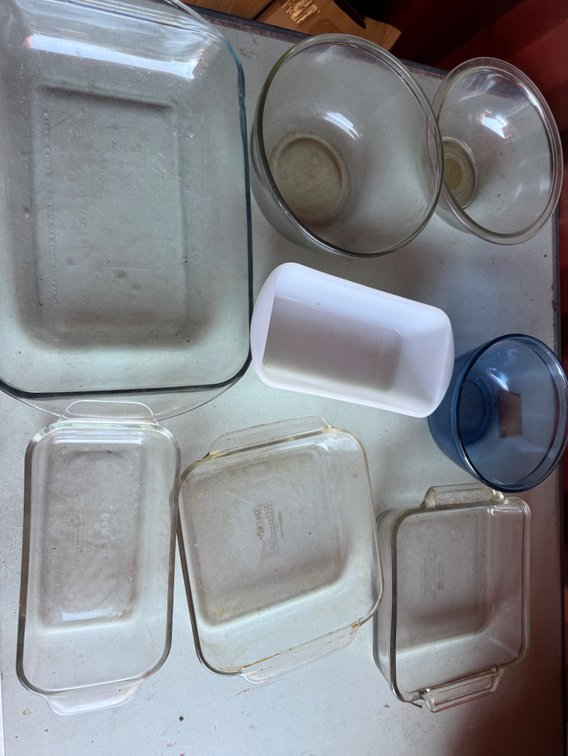 Glass Baking Dishes, Mixing Bowls, and More