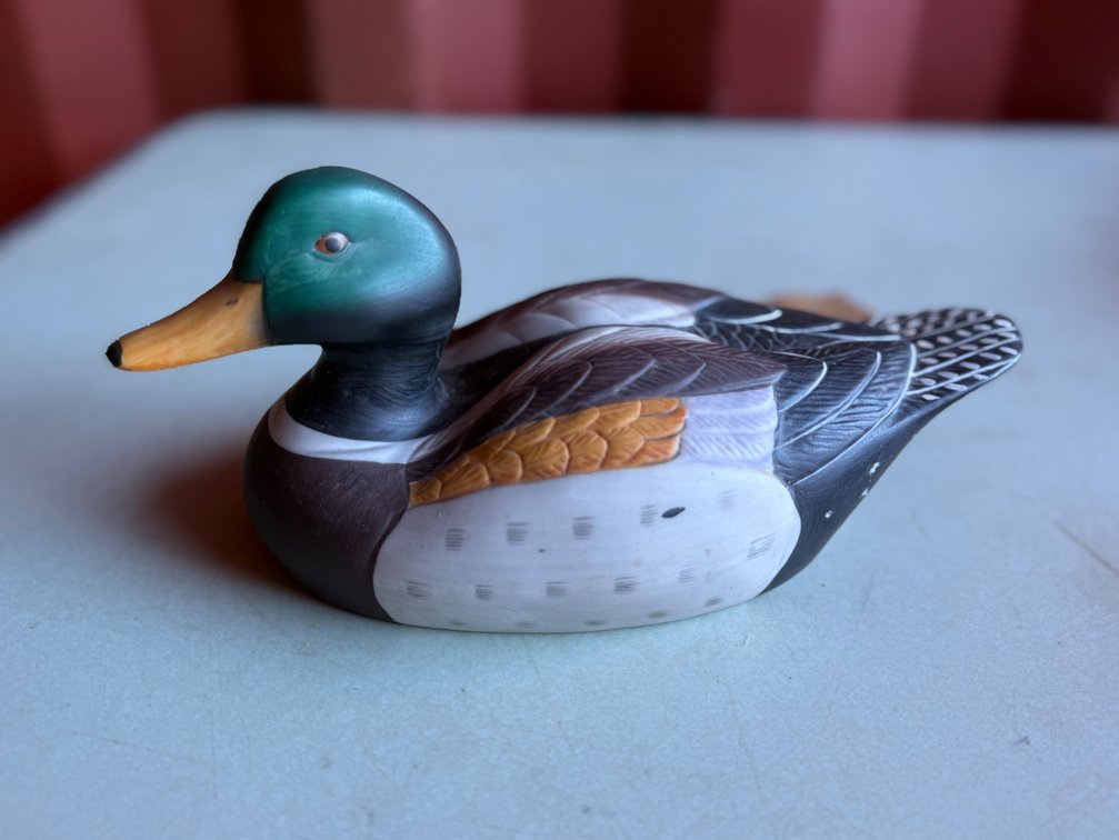 Mallard Drake Duck Figurine