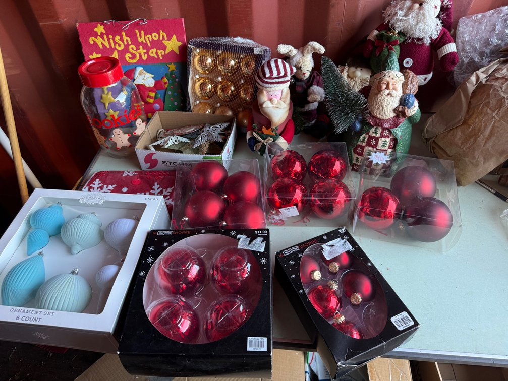 Christmas Ornaments, Santa Figurines, and Holiday Decor