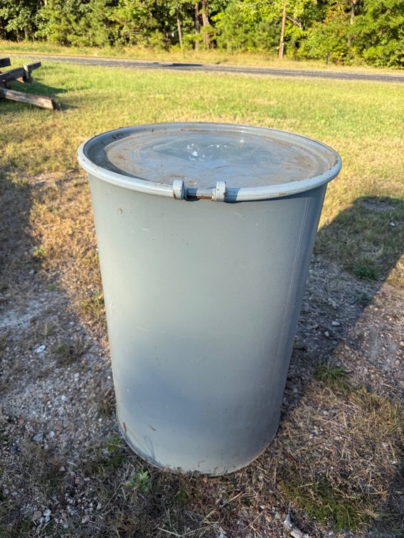 Steel Drum with Lid Clamp