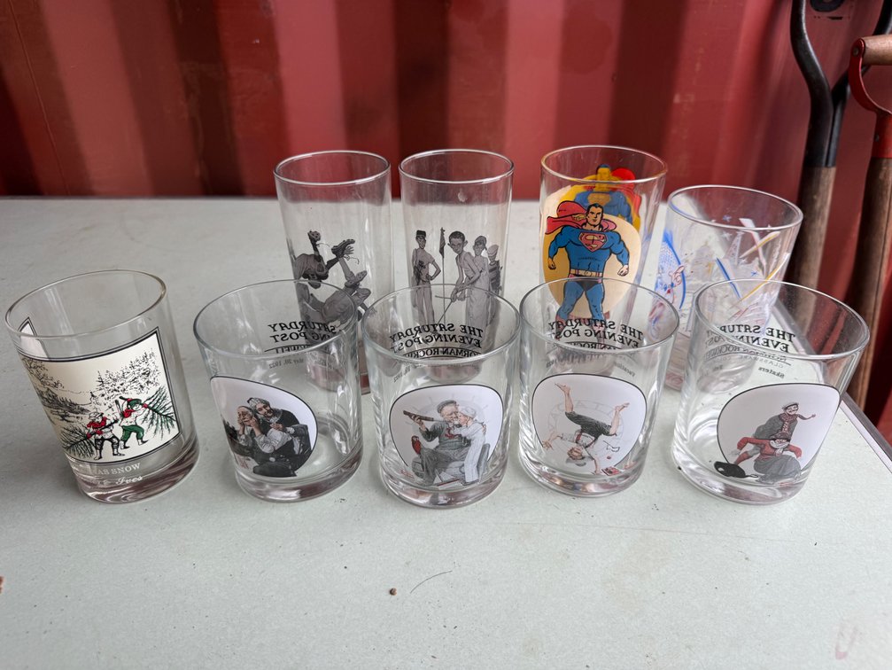 Collectors glassware