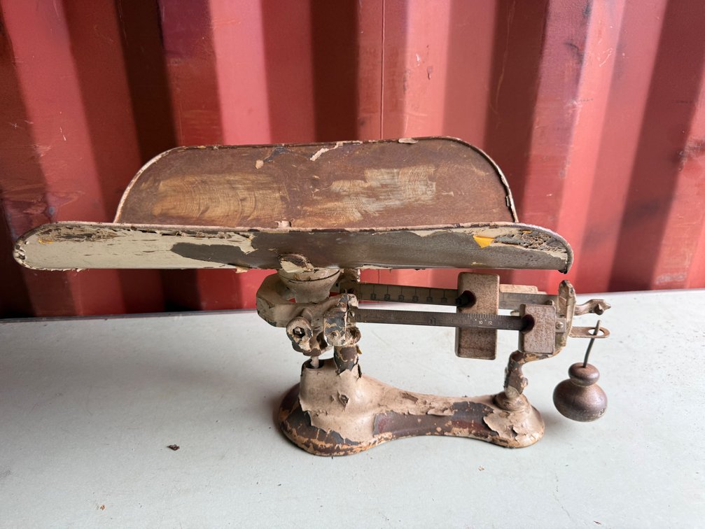 Detroit Mechanical Balance Beam Scale with Scoop Tray