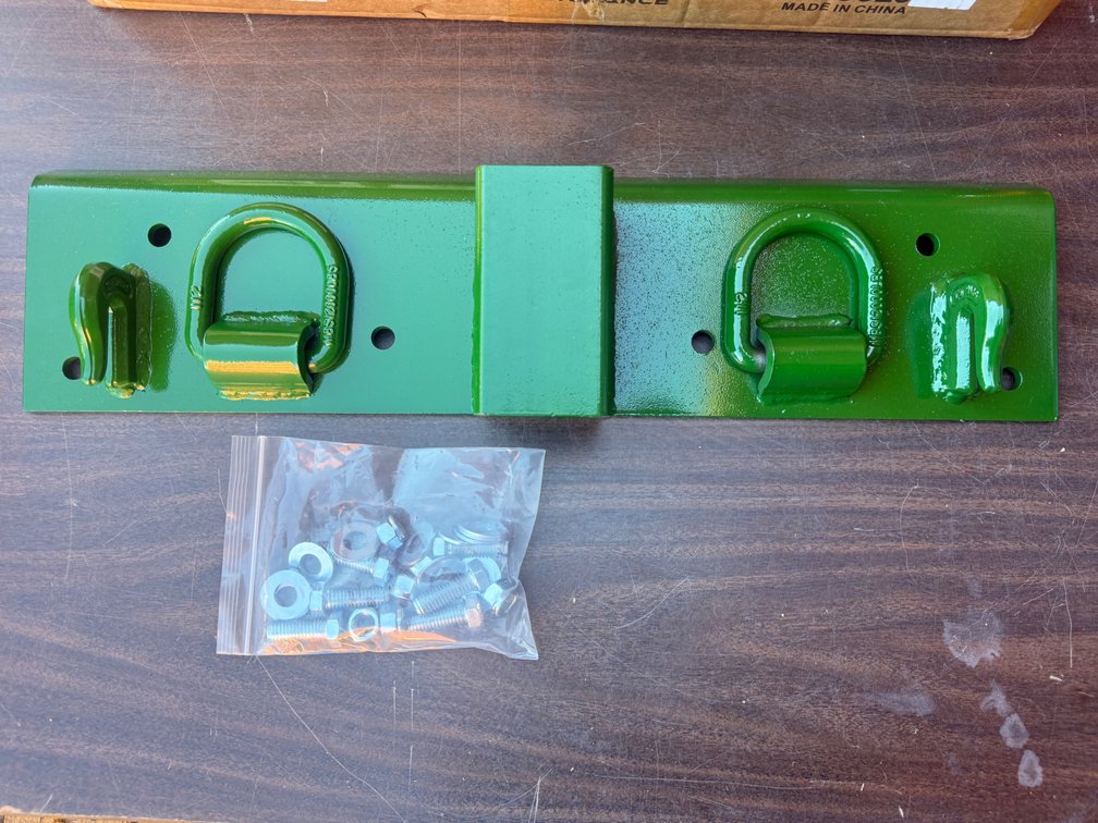 Tractor Bucket Hitch Receiver and Grab Hook Mount