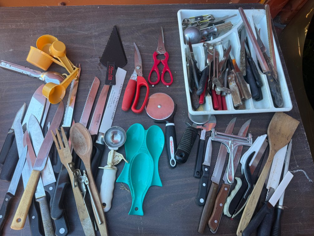 Kitchen Knives, Shears, Cooking Utensils, and More