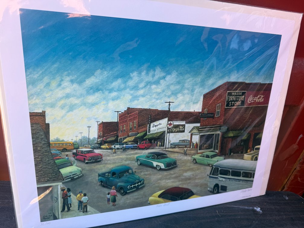 Eldridge Bagley 'Main Street' Signed and Numbered Art Print
