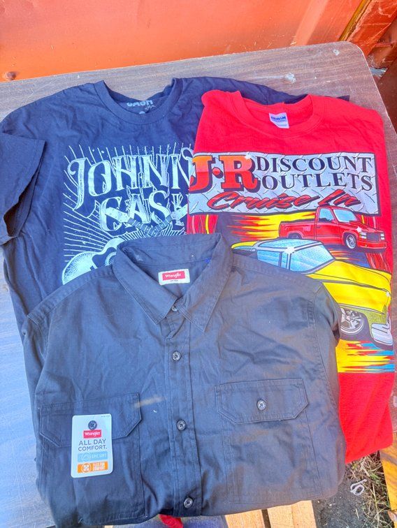 Wrangler Shirt and More L/XL