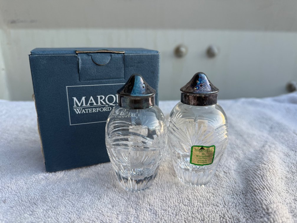 Waterford Crystal Salt and Pepper Shakers