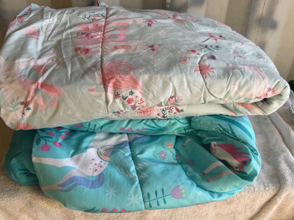 Girls Unicorn Comforters - Twin Size