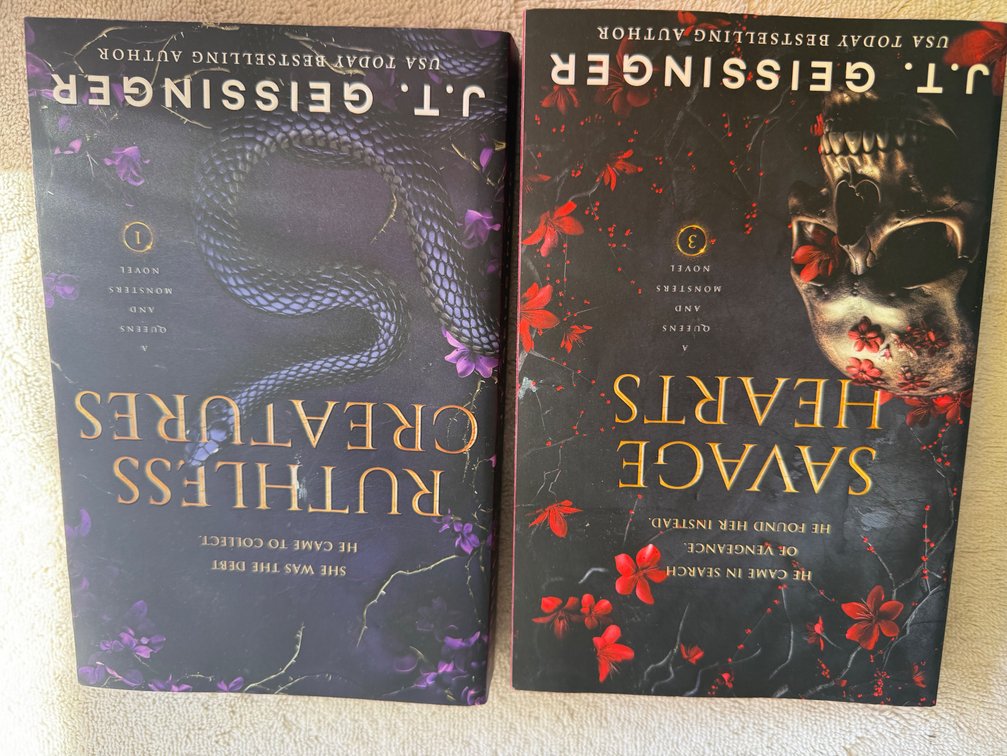 J.T. Geissinger Queens and Monsters Paperback Novels