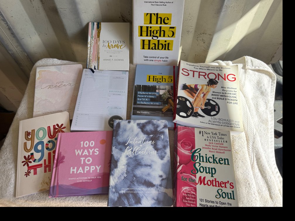 Self-Help Books, Guided Journals, and Daily Planner