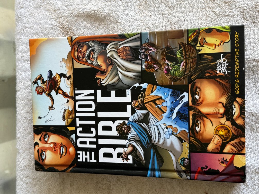 The Action Bible Hardcover Graphic Novel