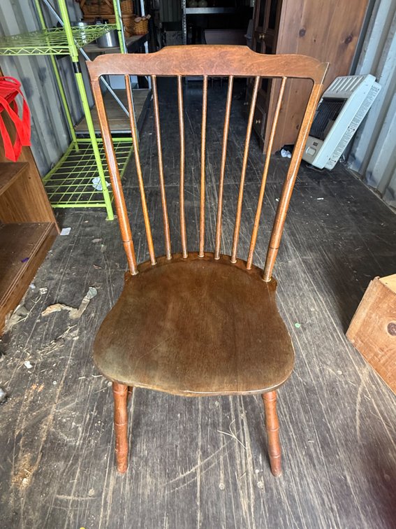 Antique Spindle-Back Dining Chair