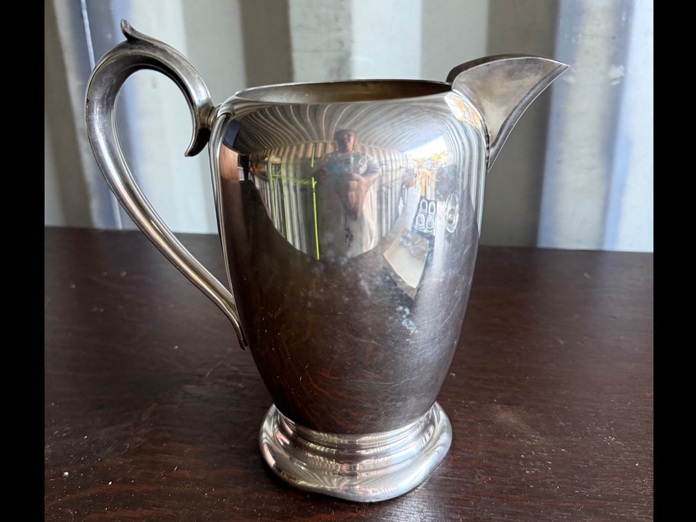 F. B. Rogers Silver Co. 1107 Silver-Plated Pitcher