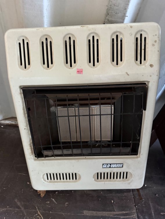 Glo-Warm Ceramic Plaque Gas Space Heater