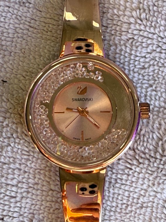Swarovski Crystalline Rose Gold-Tone Wristwatch