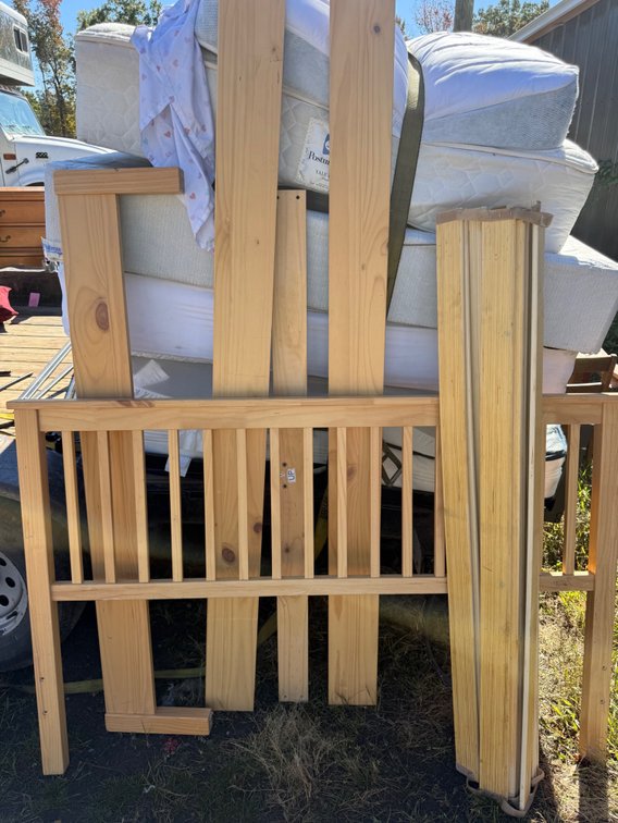 Queen Pine Bed Frame