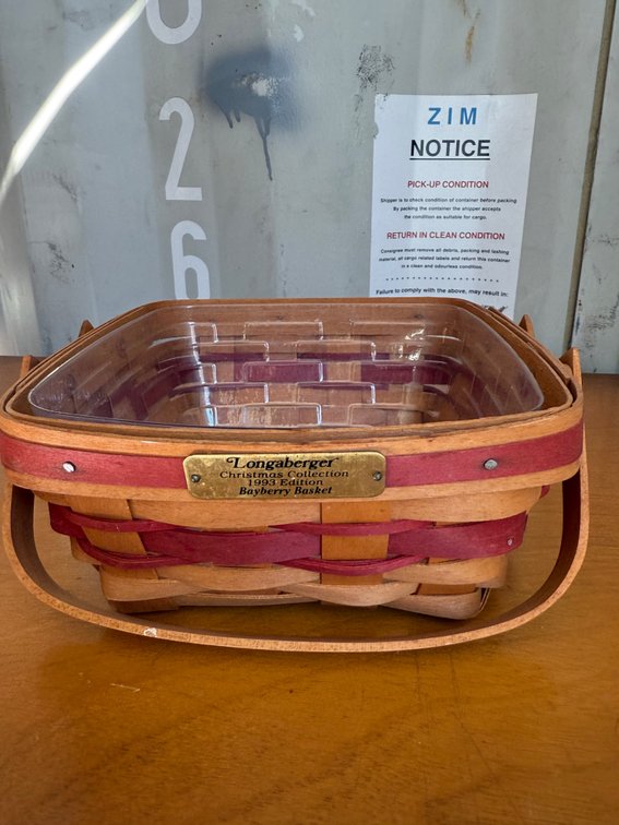 Longaberger 1993 Christmas Collection Bayberry Basket