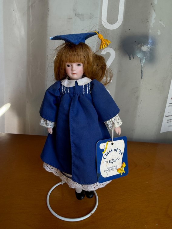 Porcelain Graduation Doll