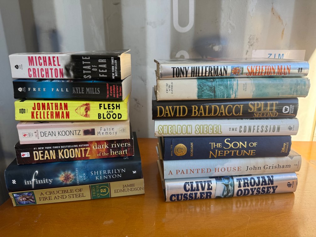 Hardcover and Paperback Fiction and Non-Fiction Books