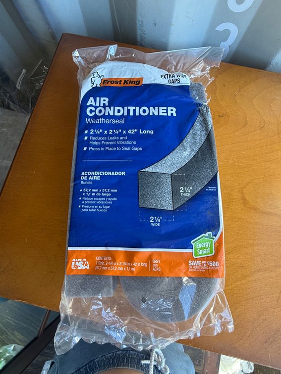 Air Conditioner Weatherseal Foam Strip