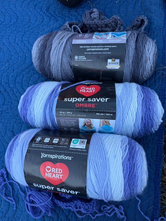 Red Heart Super Saver Ombre Acrylic Yarn Skeins
