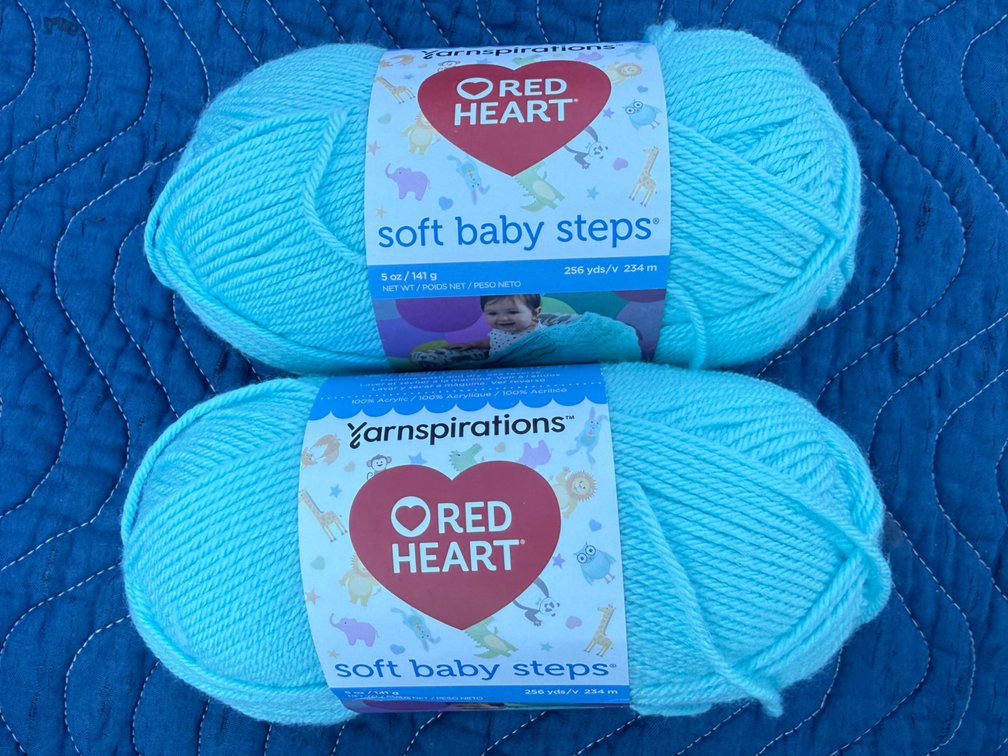 Red Heart Soft Baby Steps Acrylic Yarn Skeins