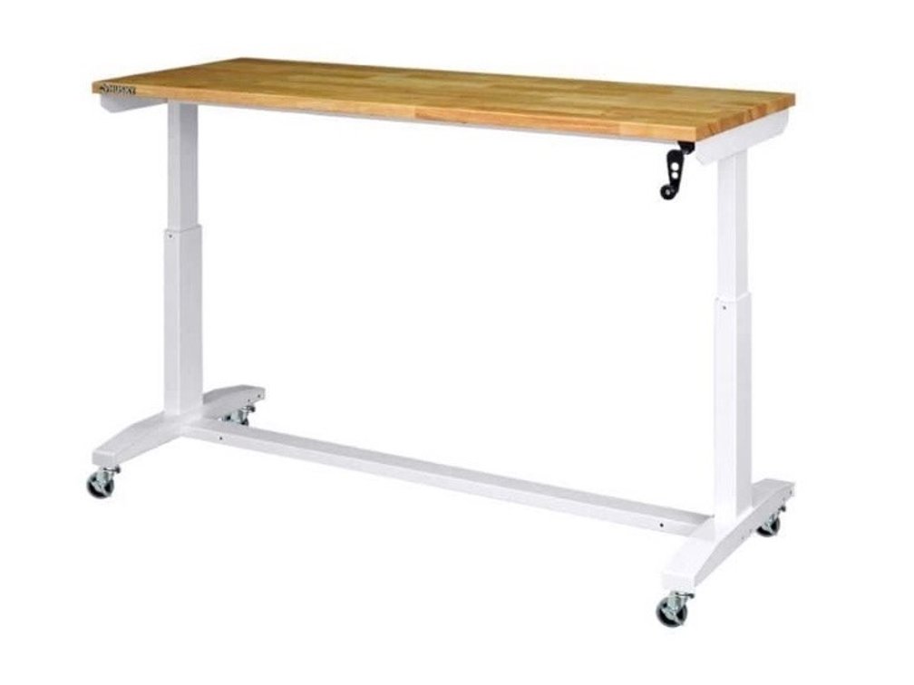 Husky 62in Adjustable Height Work Table, Assembly Required