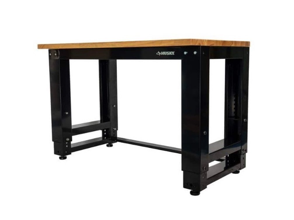 Husky 46in Adjustable Height Work Table, Assembly Required