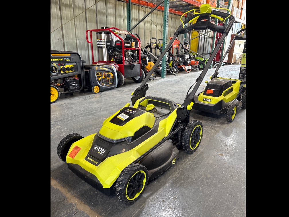 Ryobi 40V HP Self Propelled Mower, includes 2 Batteries